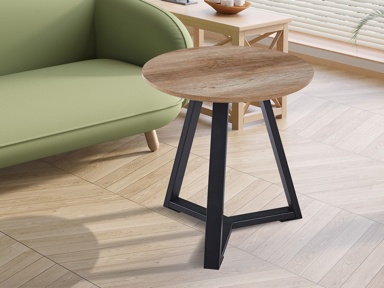 Passo : side table (decor old Oak)