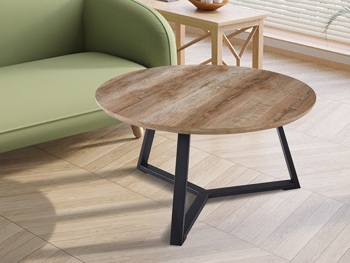 Passo : coffee table 80x41h cm (decor old Oak)