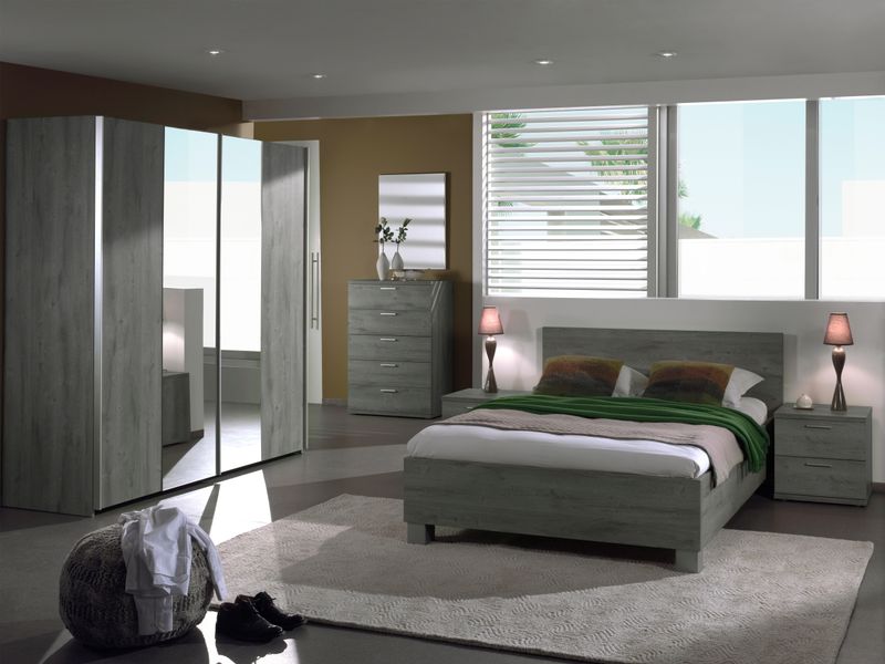 Gella 180x200cm (decor grey Birch)