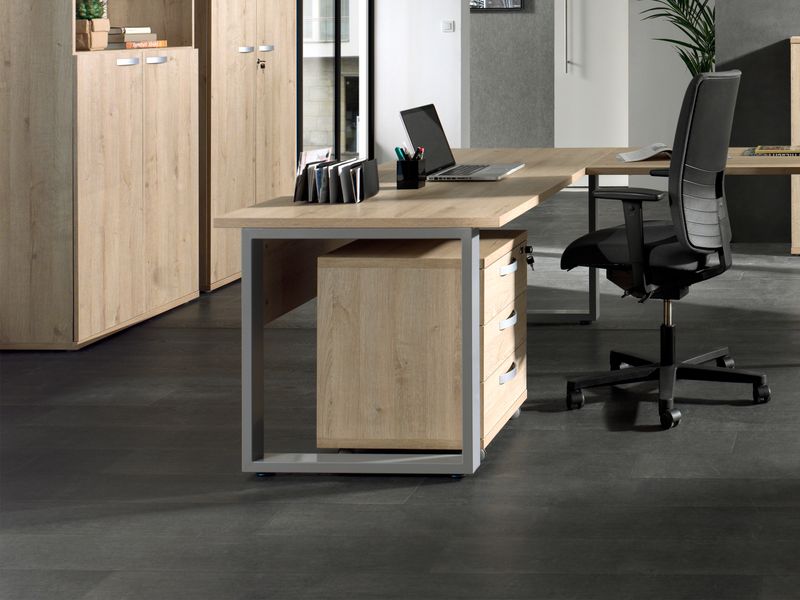Largo : Bureautafel 150x80cm (Eiken kleur)