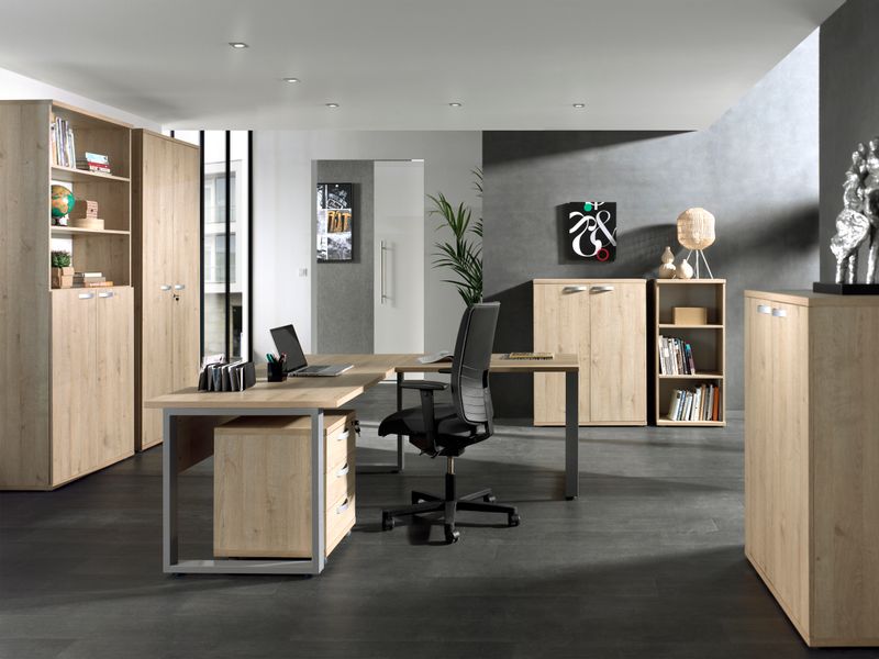 Largo : Office table 150x80cm (Oak color)