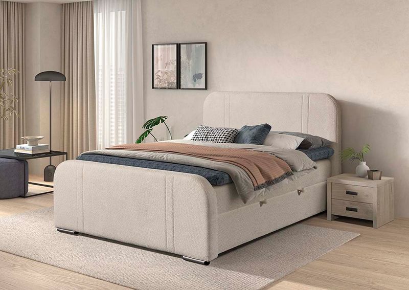 Boxspring Melia (met matras en opbergruimte)