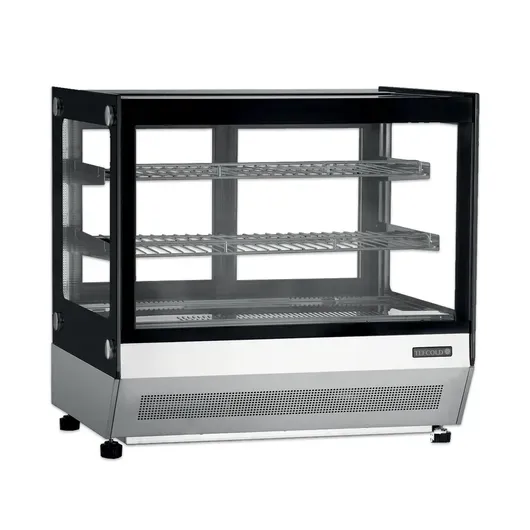 Tefcold counter top display, square glass 700mm wide LCT 750F Tefcold counter top display, square glass 700mm wide LCT 750F