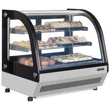 Tefcold counter top display, curved glass 700mm wide LCT 750C