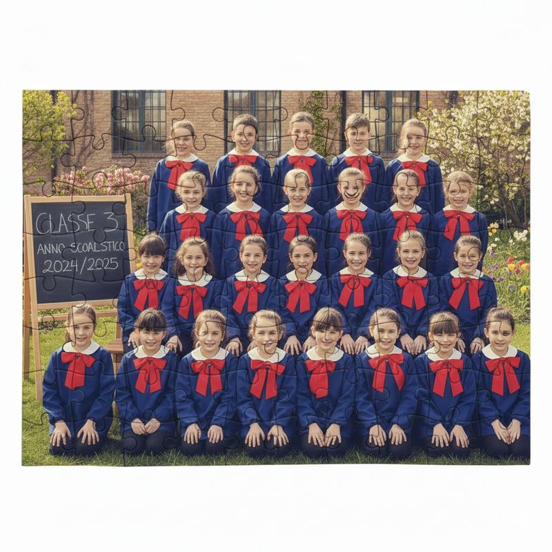Stampa Puzzle personalizza foto di classe regali fine anno