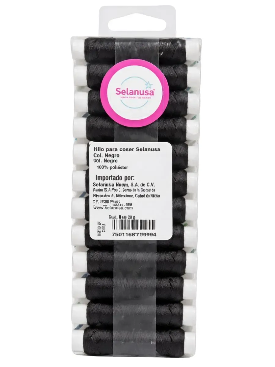 Paquete de 12 hilos Selanusa de 10 metros al mayoreo.