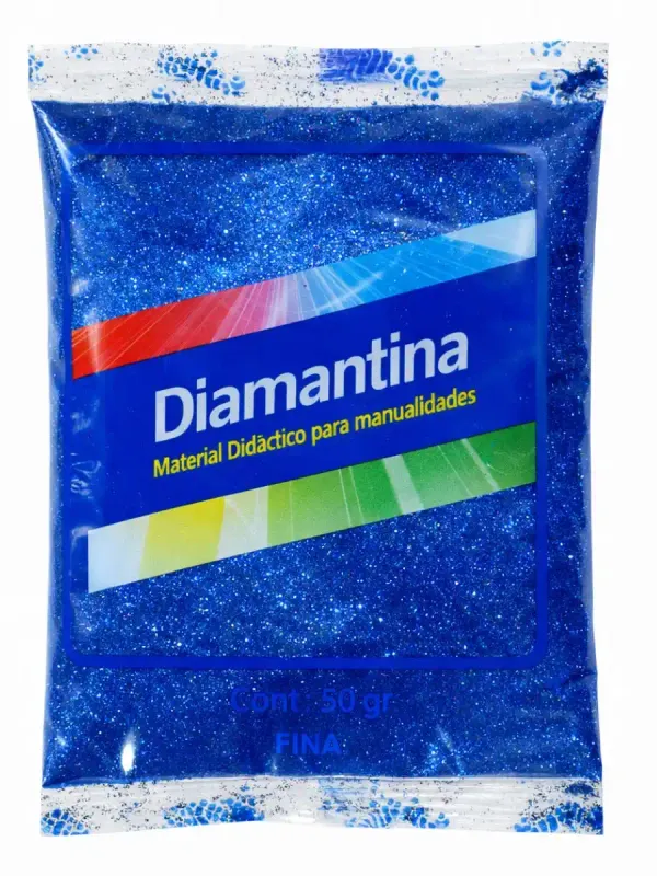 Diamantina Fina Saira Azul Rey – Bolsa con 50 gr Diamantina Fina Saira Azul Rey – Bolsa con 50 gr