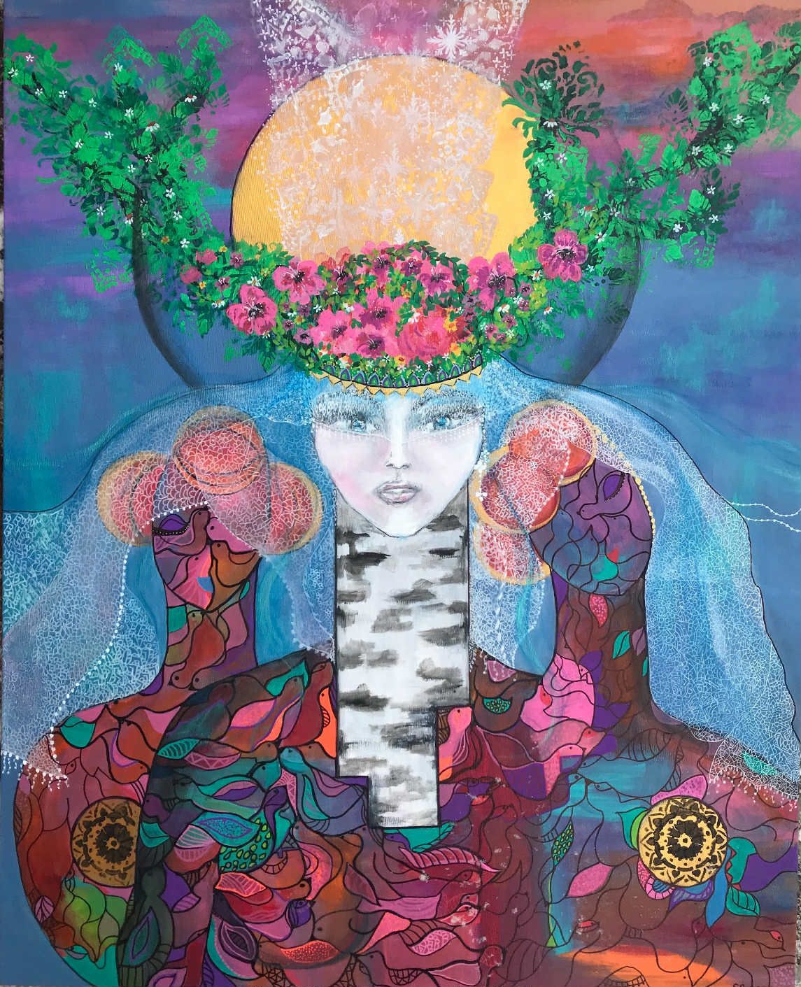 Virgo Betula/VildVittran med sina systrar