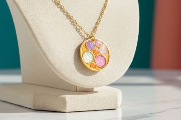 Pendentif 'Palette colorée’