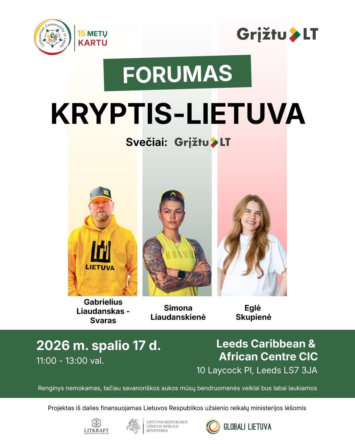 🎉 Forumas - Lidso lietuvių bendruomenei – 15 metų! 🎉