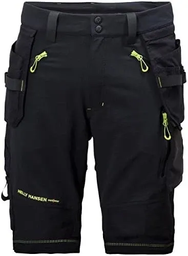 Helly Hansen Unisex 76583 Work Shorts Magni Black C50 - 34"W *H2