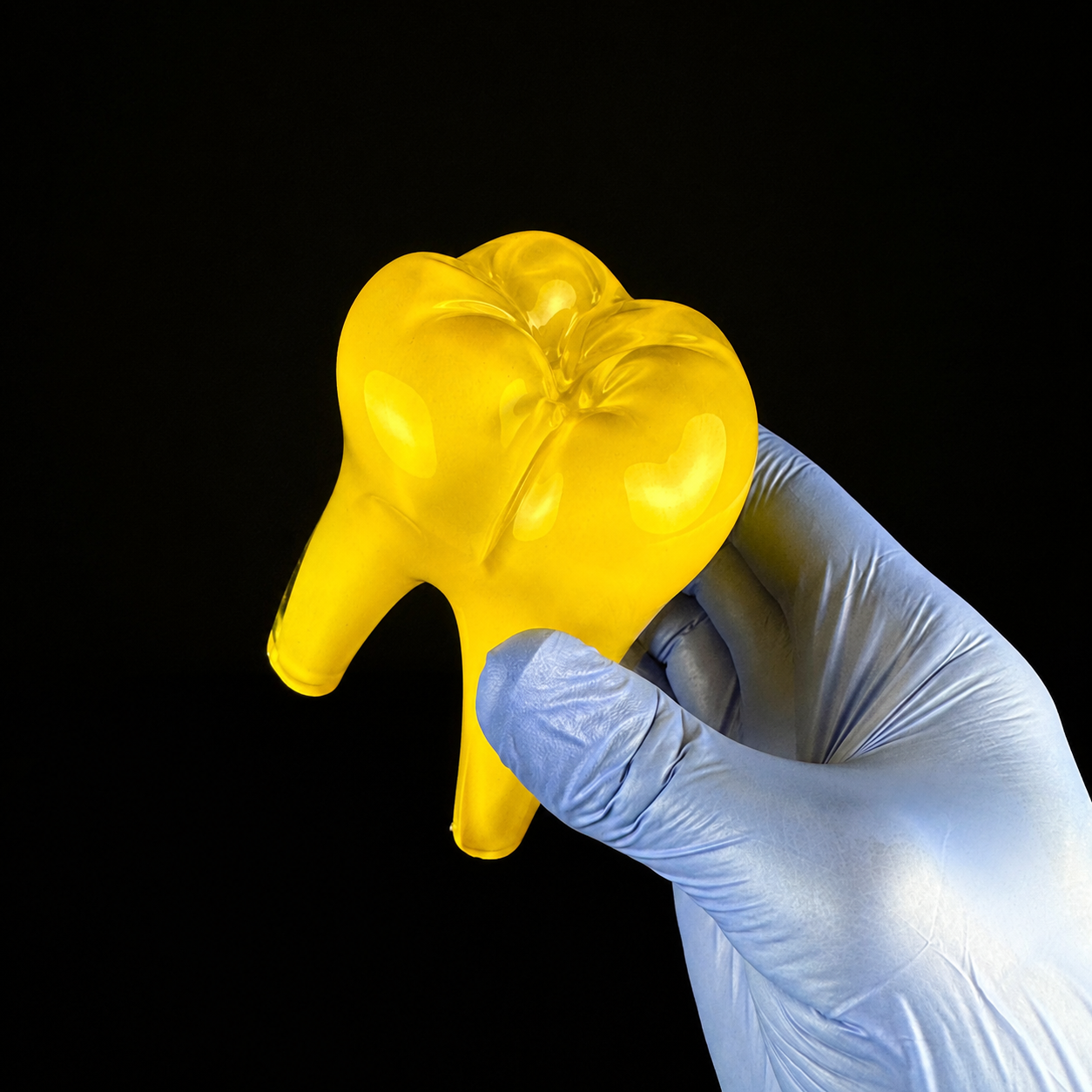 Glass Tooth - Yellow Enamel