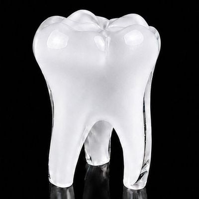 Glass Tooth - White Enamel