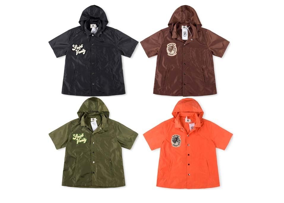 SAINT V*NITY NYLON BUTTON UP SHIRTS