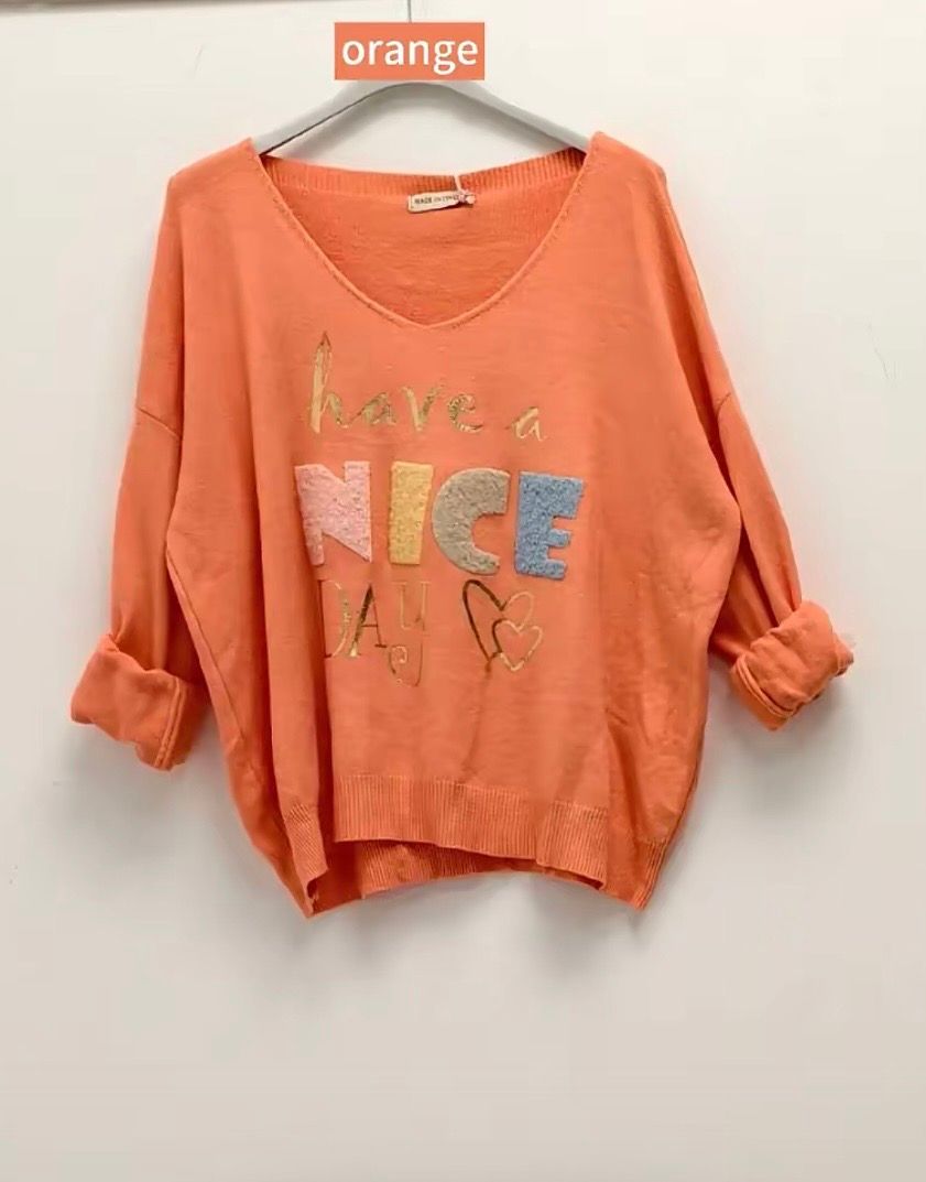 Pullover Orange