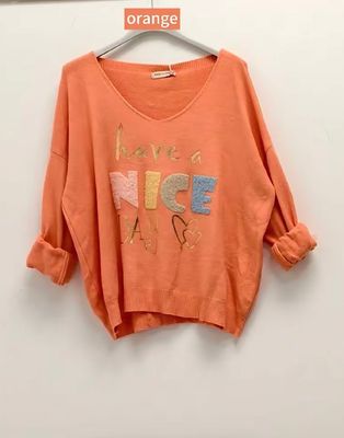 Pullover Orange
