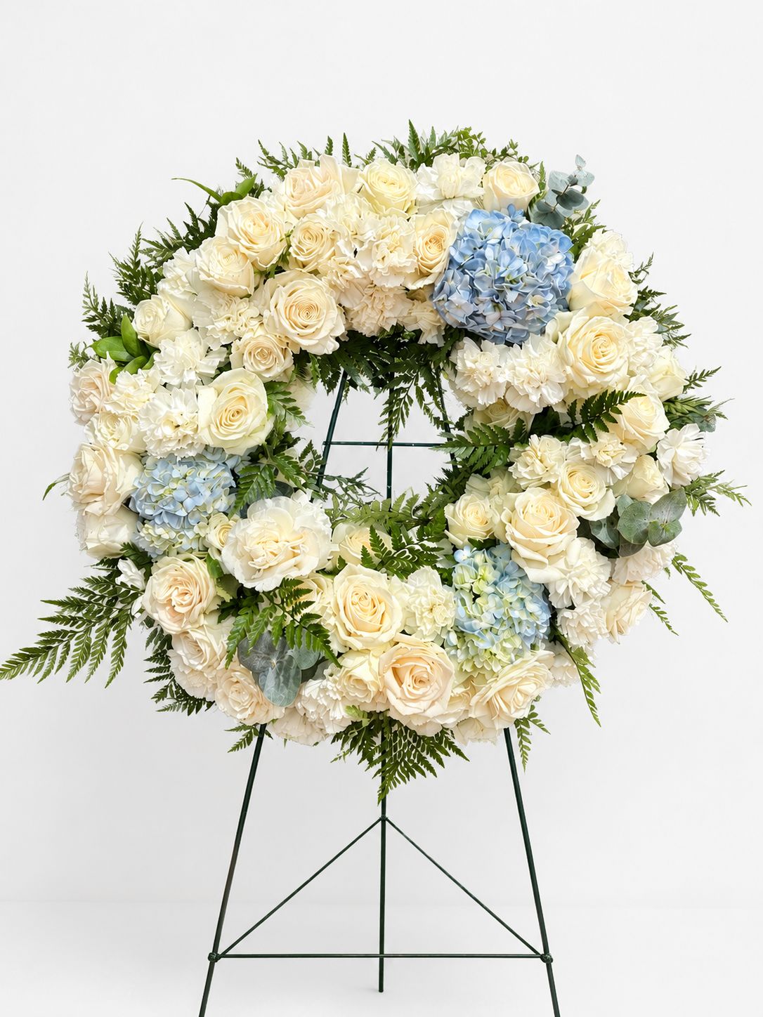 Serenity Blue & white Wreath Serenity Blue & white Wreath