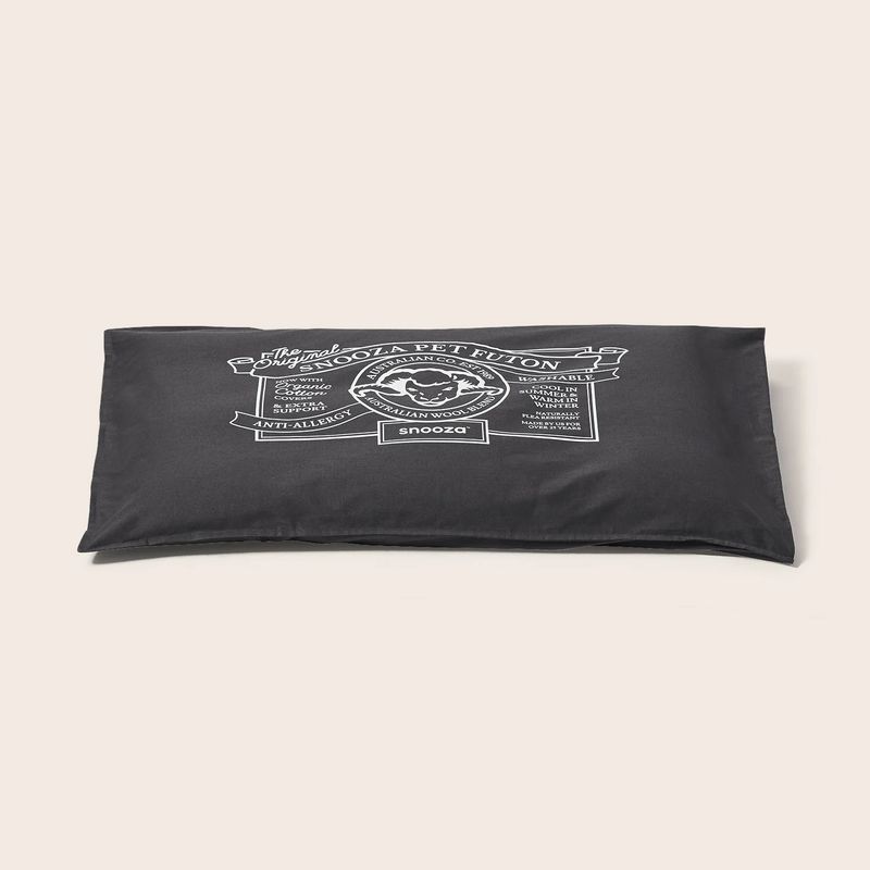 Snooza Organic Pet Futon - Charcoal ORIGINAL