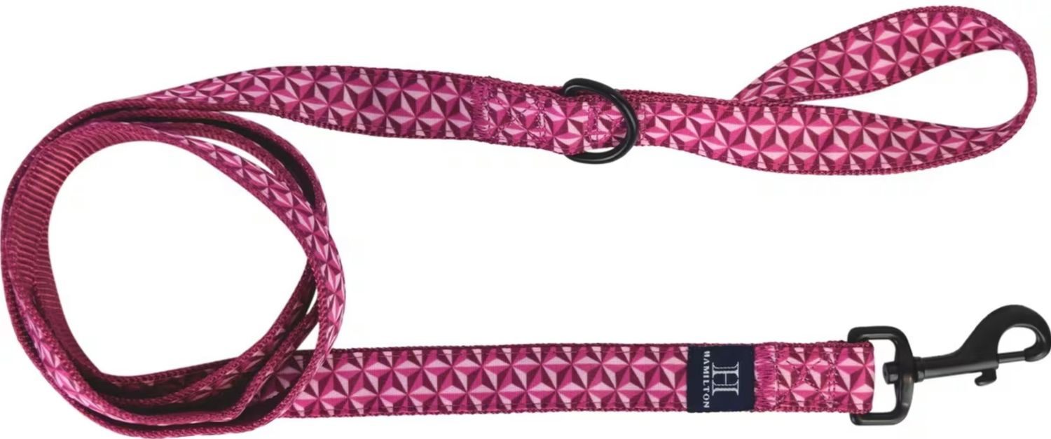 Hamilton leash diamond pink - ML