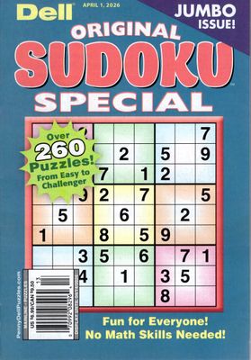 Dell Original Sudoku April 2026