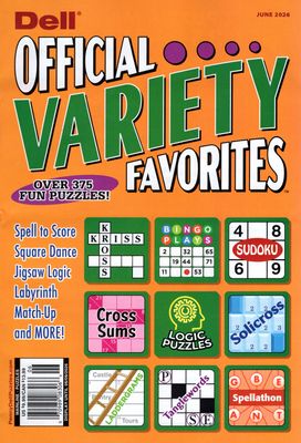 Dell Official Variety Favorites June 2026 - Puzzle Book Store