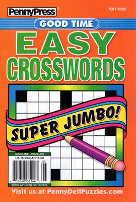 PennyPress Good Time EASY Crosswords May 2026