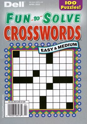 Dell Fun-to-Solve Crosswords April 2025