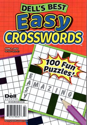 Dell’s Best Easy Crosswords June 2025