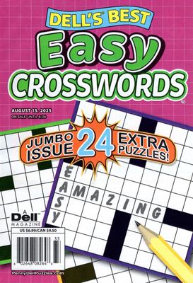 Dell’s Best Easy Crosswords August 2025