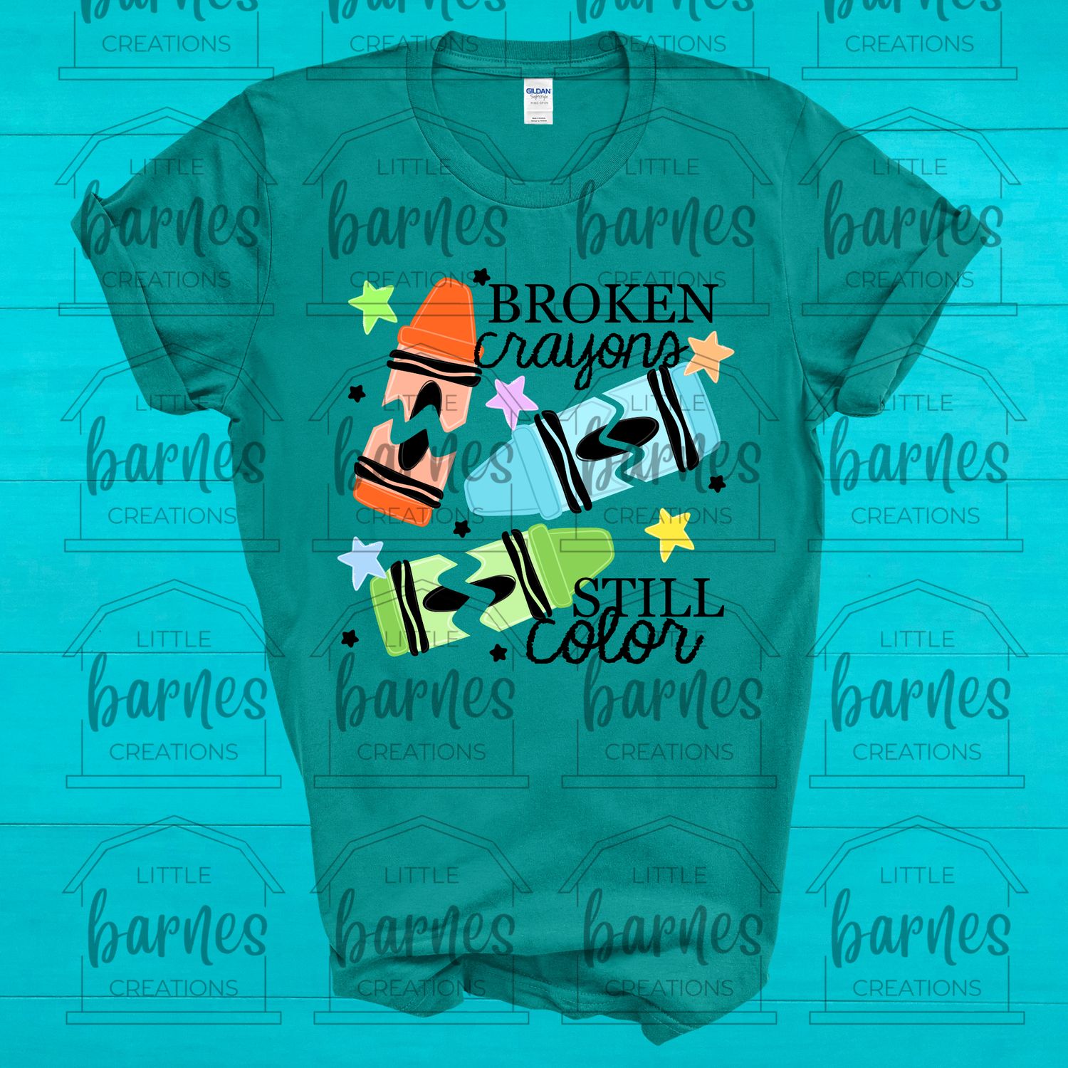 Broken Crayons Still Color- Gildan Soft Style