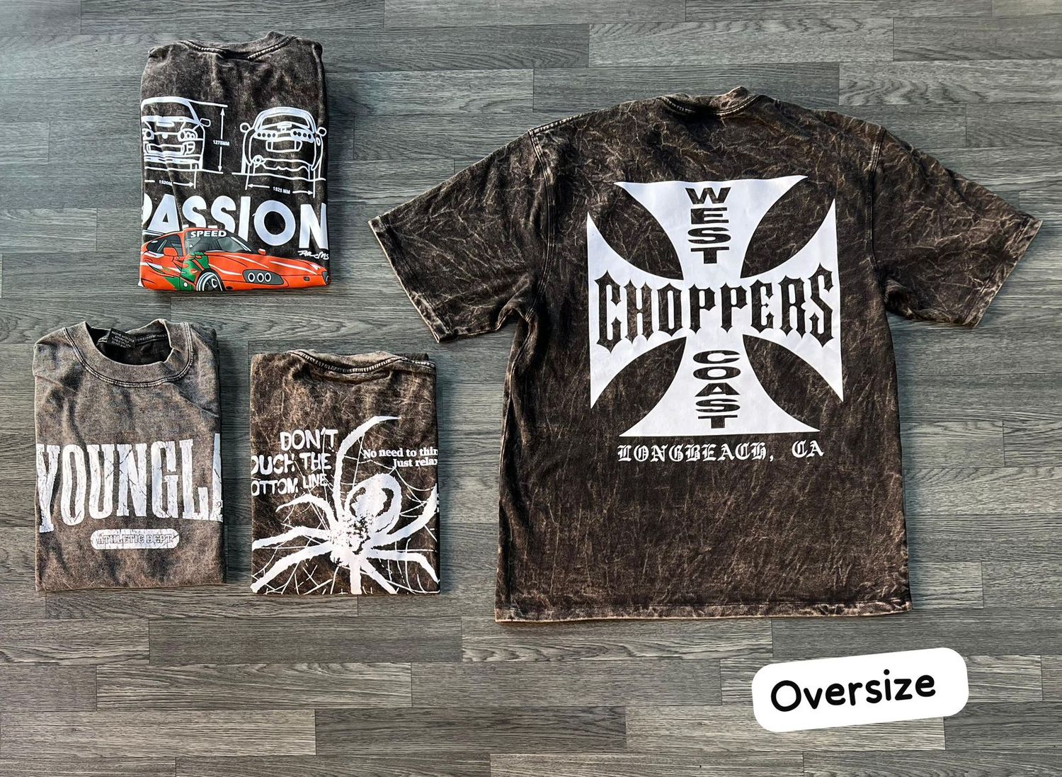 OVERSIZE Nevada - Choppers - Acid Wash | M L