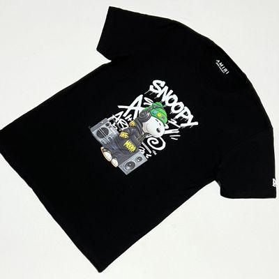T-Shirt Snoopy - negra - Unitalla S|M Slim Fit