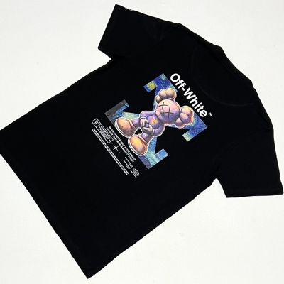 T-Shirt Off Kaws - negra - Unitalla S|M Slim Fit