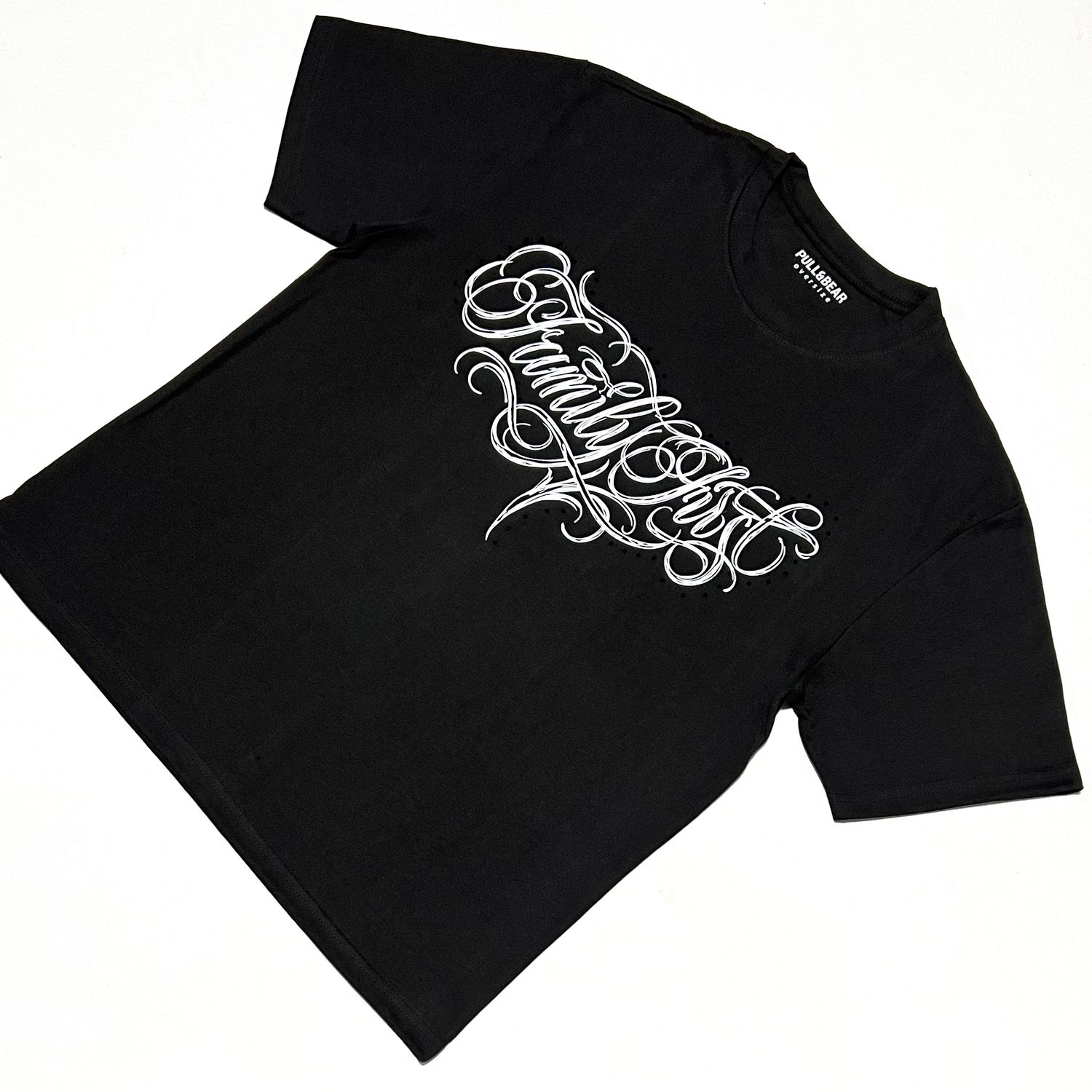 OVERSIZE perlada - family first - negra | M L