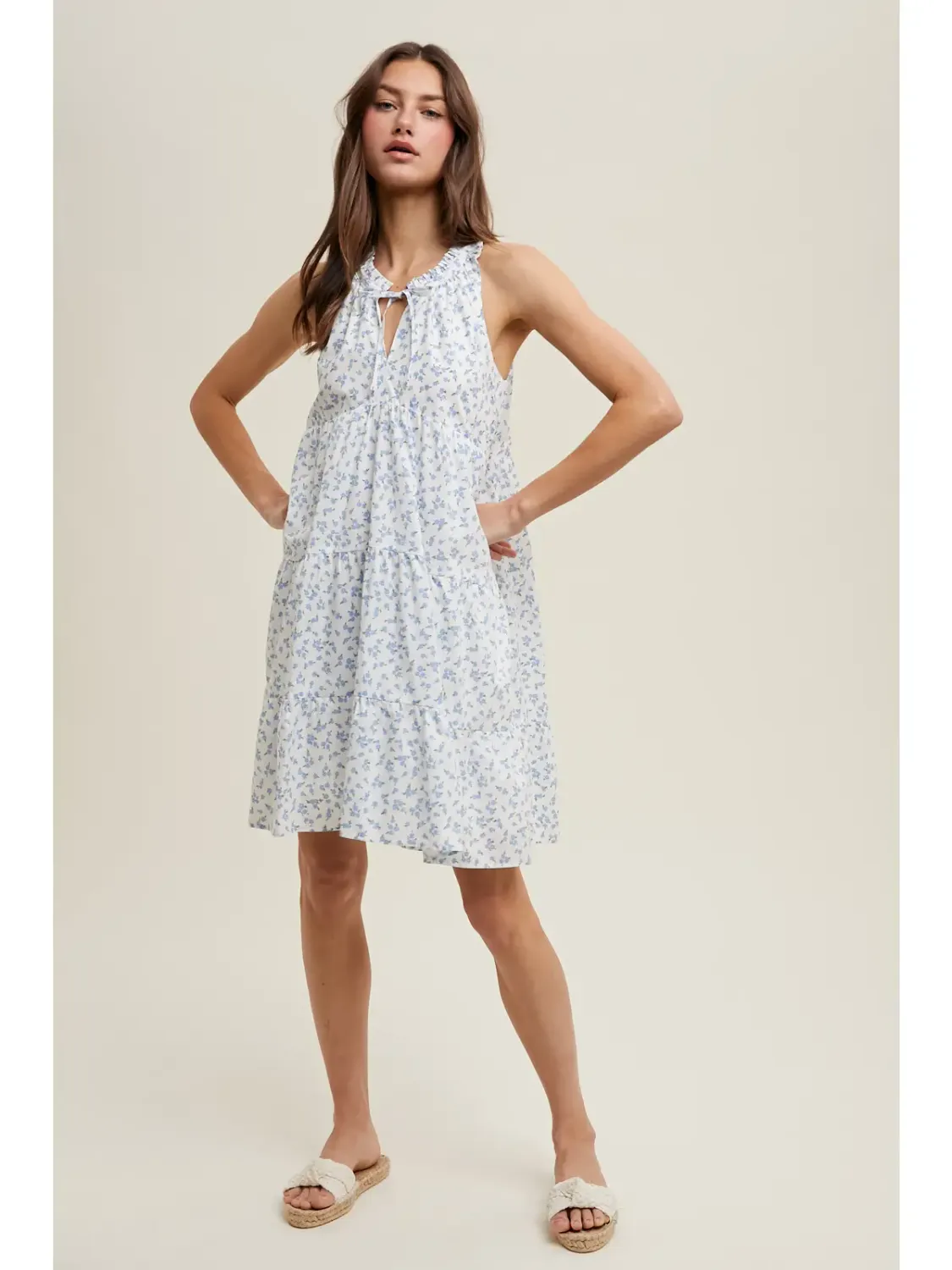 Dress - Ditsy Floral Tiered - Medium