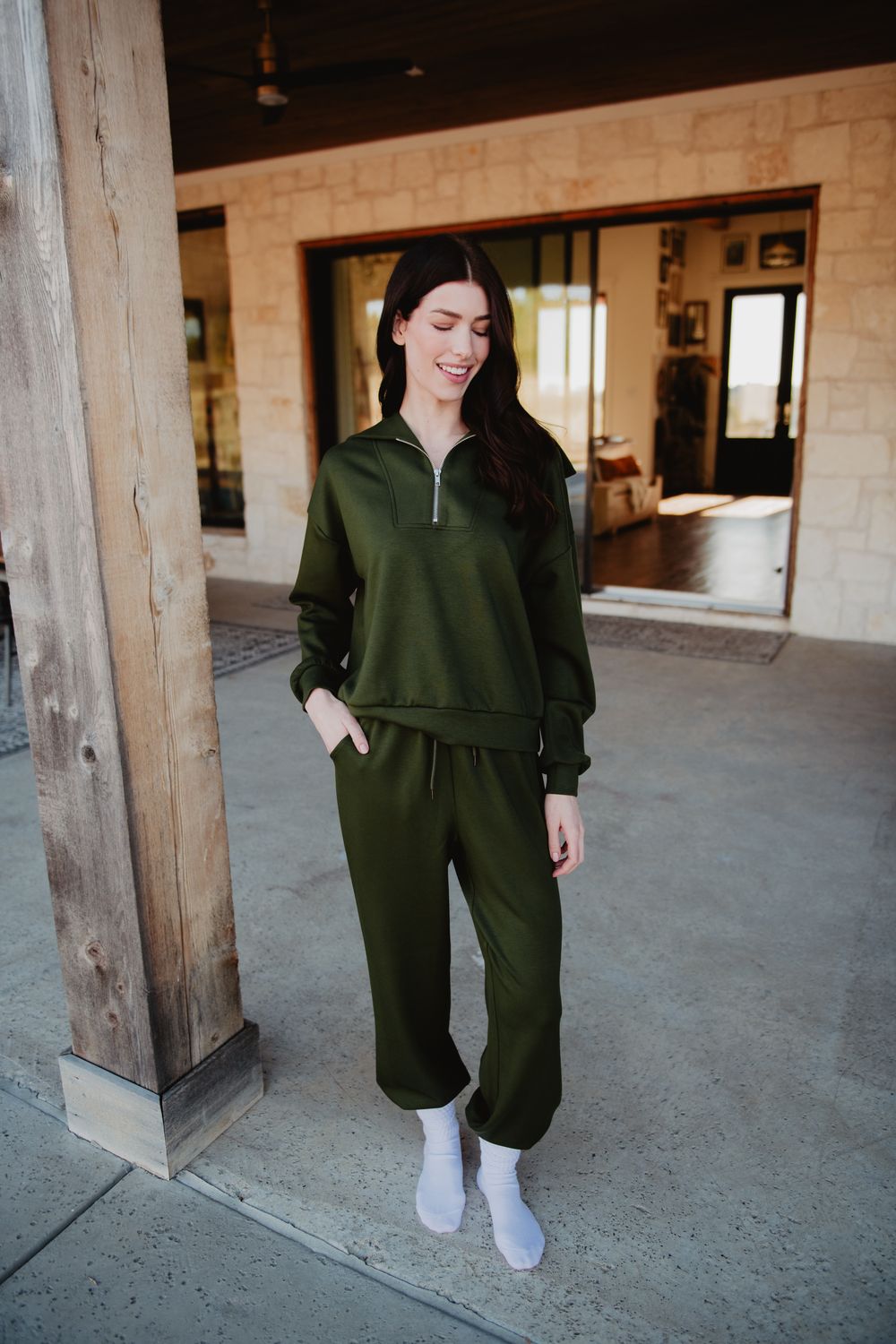 Pant Set - Scuba - Olive - Large