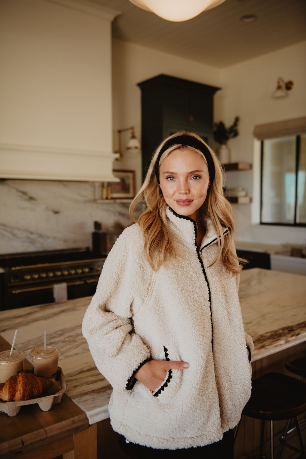 Jacket - Sherpa - Cream - Small