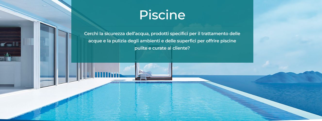 PISCINE: DETERGENTI E ADDITIVI