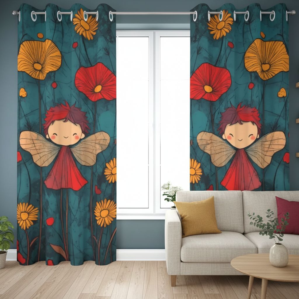 Blackout curtains Flower Fairy