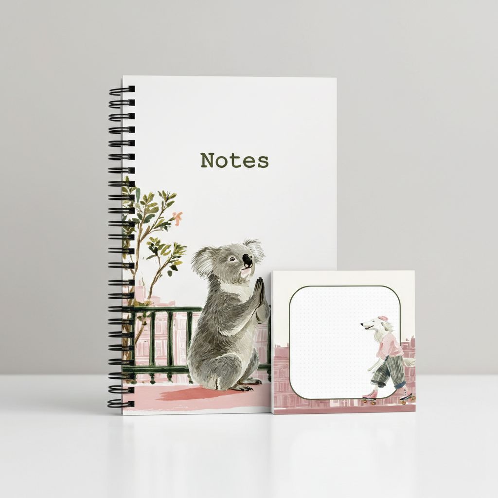 Spiral-Notizblock Koala Notes