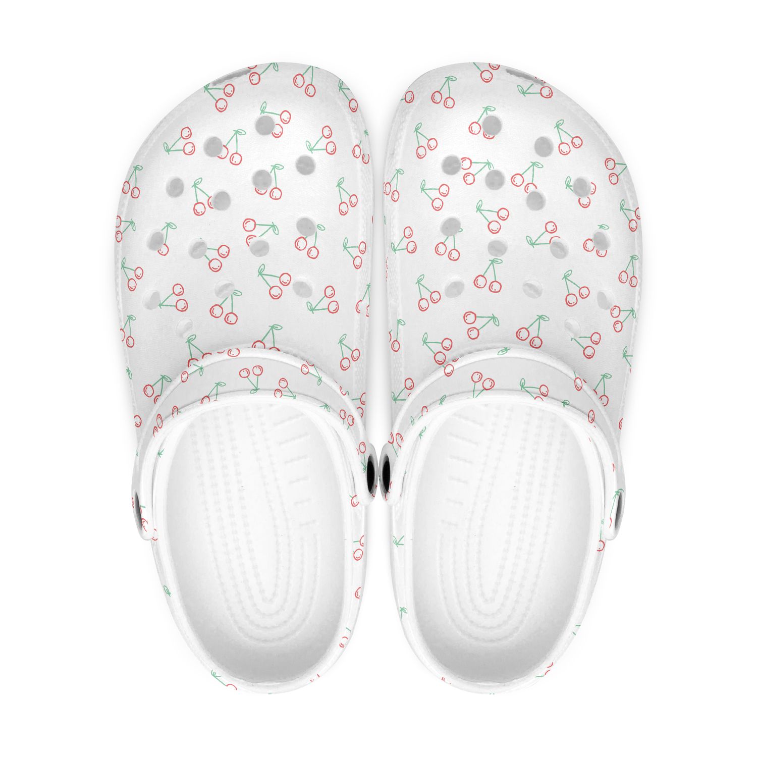 Cherry Sweet Clogs with Cherry Pattern