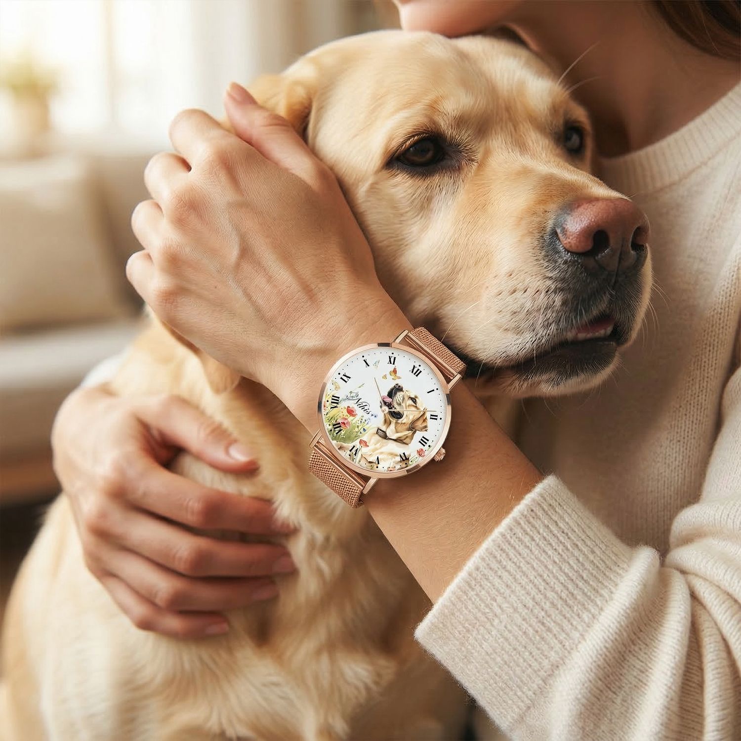 Prachtig Labrador polshorloge