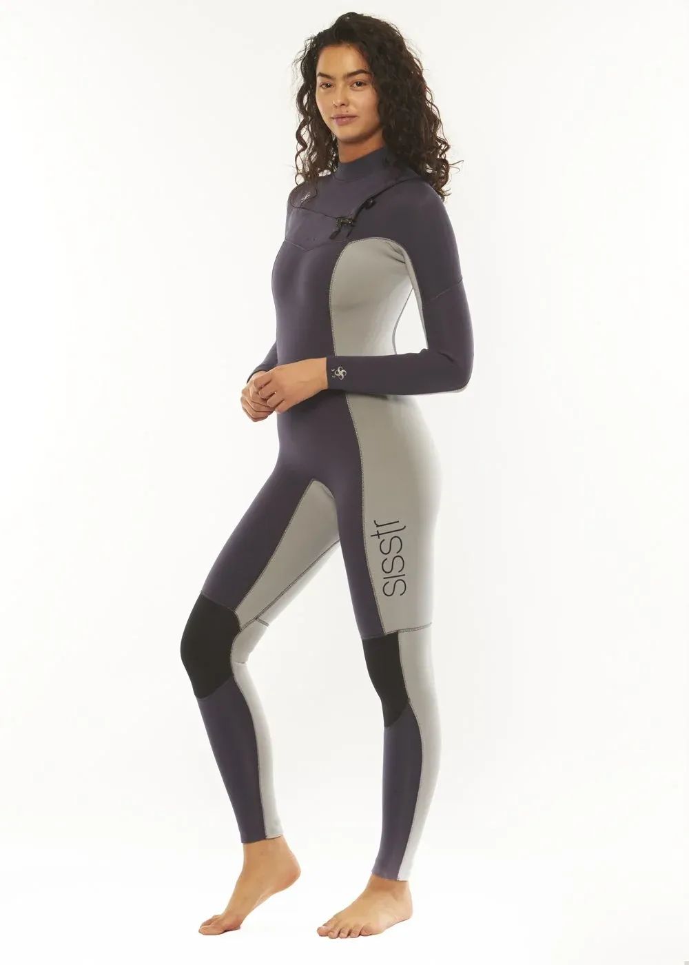 Moteriškas hidrokostiumas SISSTR 7 Seas 3/2 Full (Chest Zip)