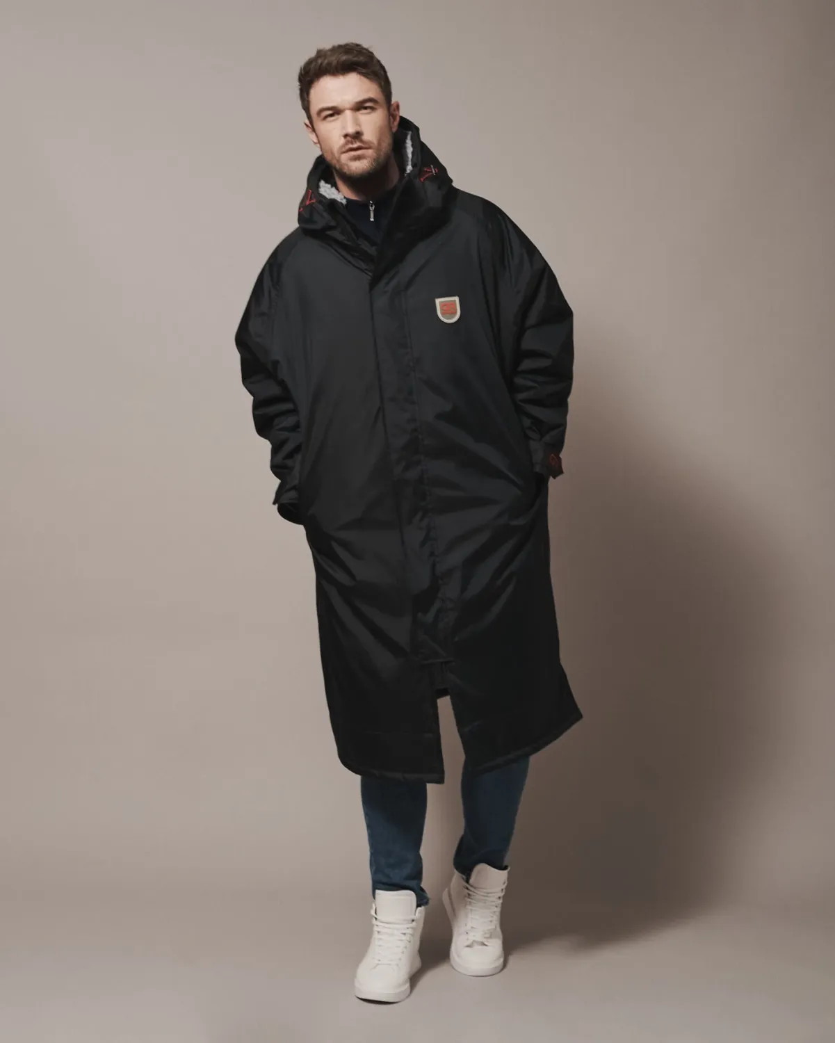 Pončo striukė BEAUMONT ROBE Anthracite