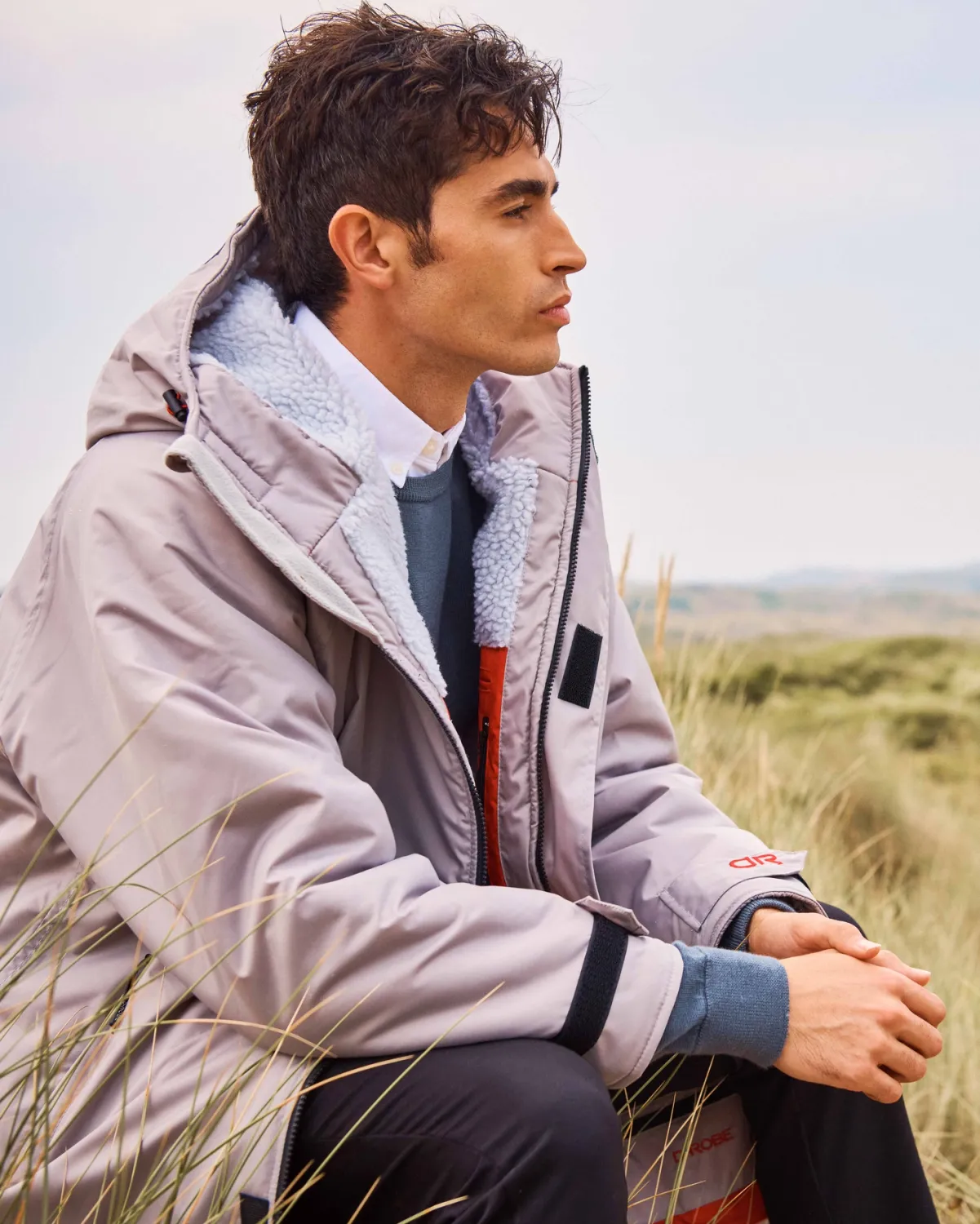 Pončo striukė BEAUMONT ROBE  Opal Grey