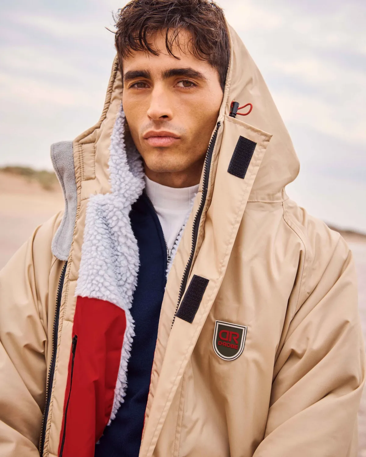 Pončo striukė BEAUMONT ROBE Warm Sand