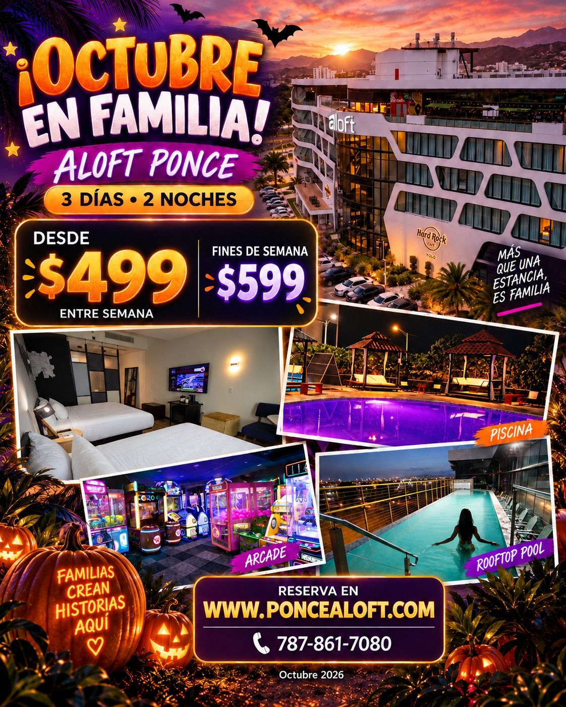 ALOFT HALLOWEEN FAMILY GETAWAY