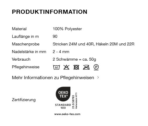 Rico Design Creative Bubble – das Garn für kreative Spülschwämme