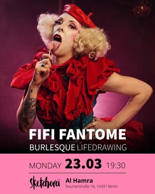 Burlesque lifedrawing - 23.03.26