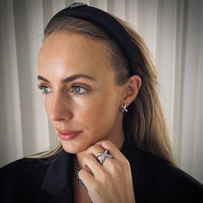 bud to rose - Ohrringe in 'Silber'